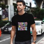 Friends Twinning With My Bestie T Shirt Spirit Week Matching Tee Unisex Black (Size L) (4)