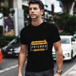 I Speak Fluent Friends Quotes T Shirt Funny TV Show Saying Unisex Black Tee (Size L) (4)